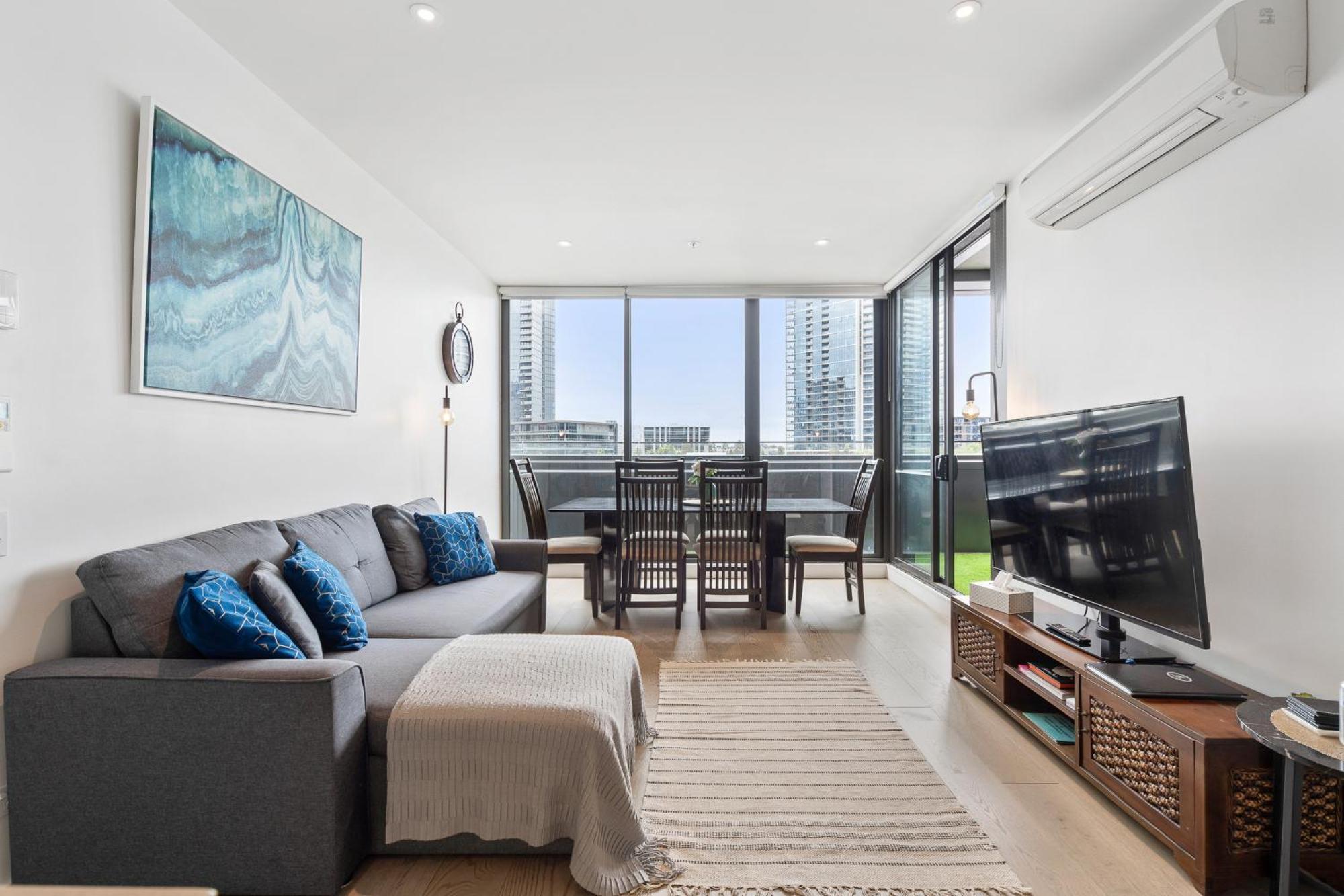 Melbourne Docklands Riverside Views Luaran gambar
