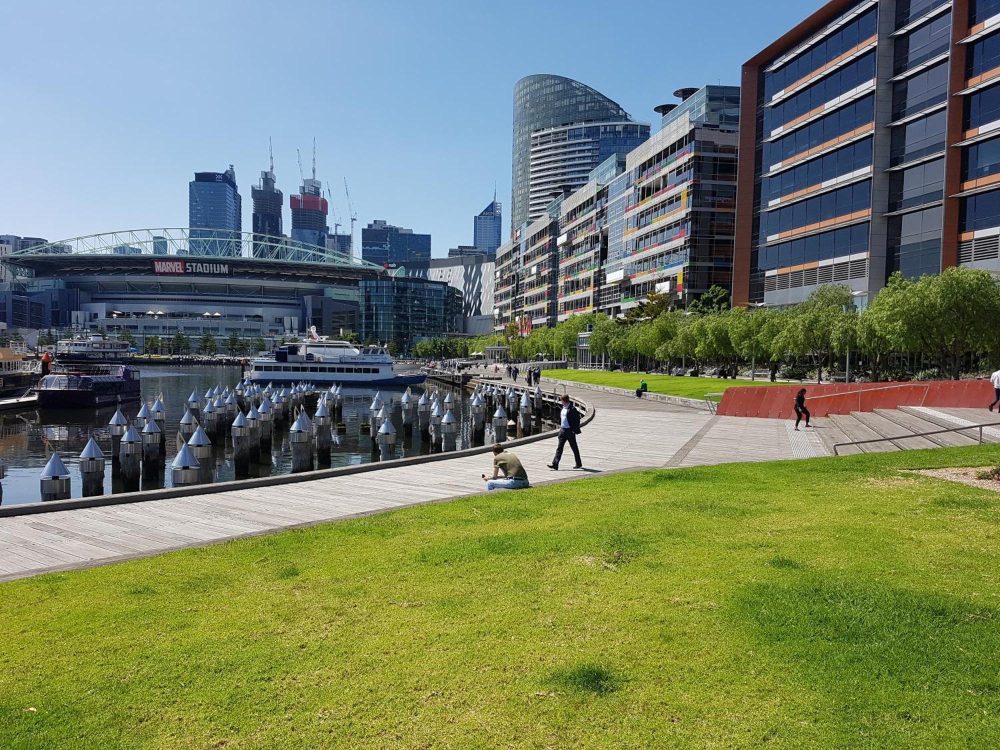 Melbourne Docklands Riverside Views Luaran gambar